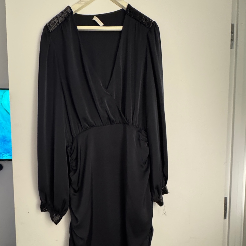 Black cocktail dress
